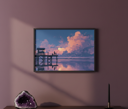 Pêcheurs au Crépuscule