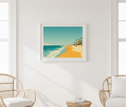Sable Doré et Océan Turquoise à Santa Monica