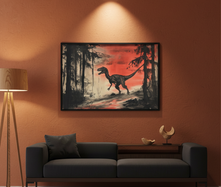 Silhouette de Velociraptor