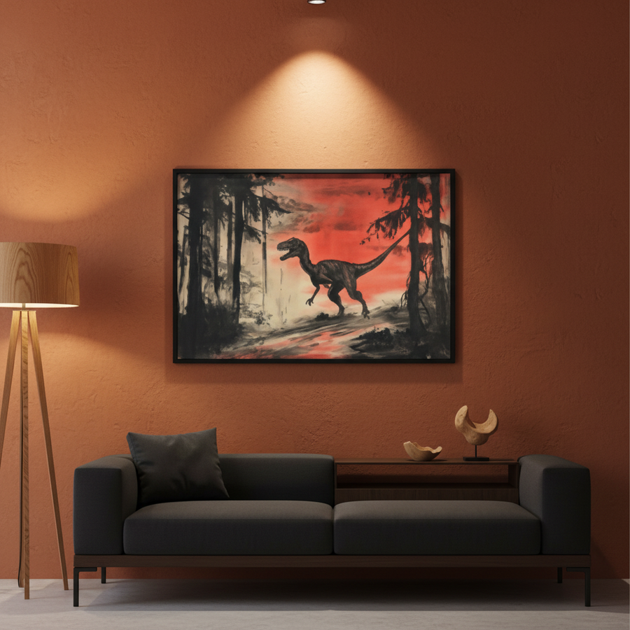 Silhouette de Velociraptor