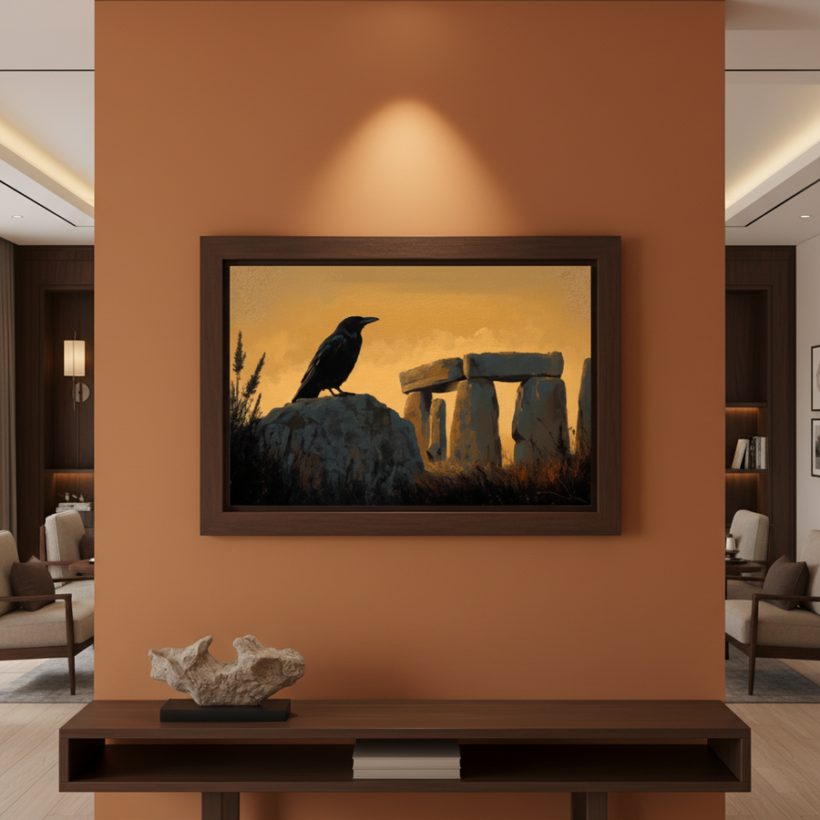 Stonehenge et son Gardien à Plumes