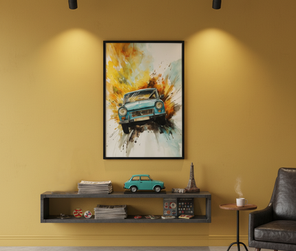Trabant dans l'Éclatement du Temps