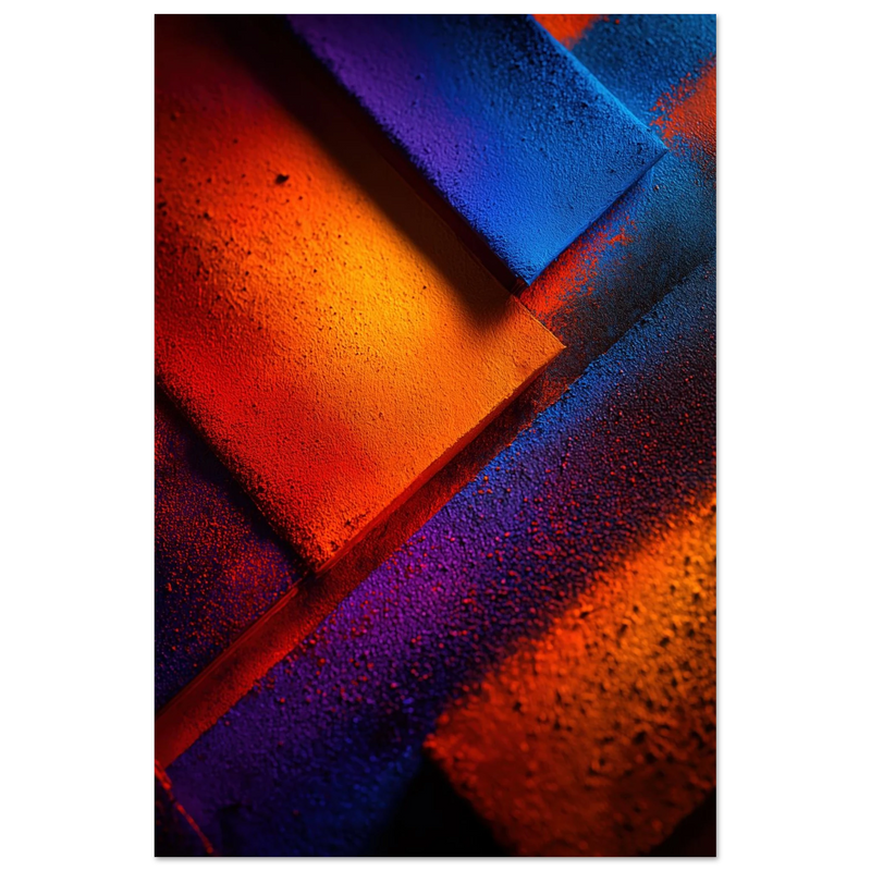Superposition Angulaire et Cristallographie de l'Azur et de l'Incandescence - œuvre