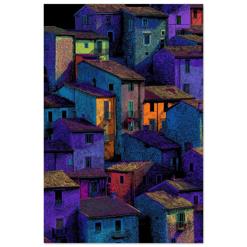 Village des Pouilles - œuvre