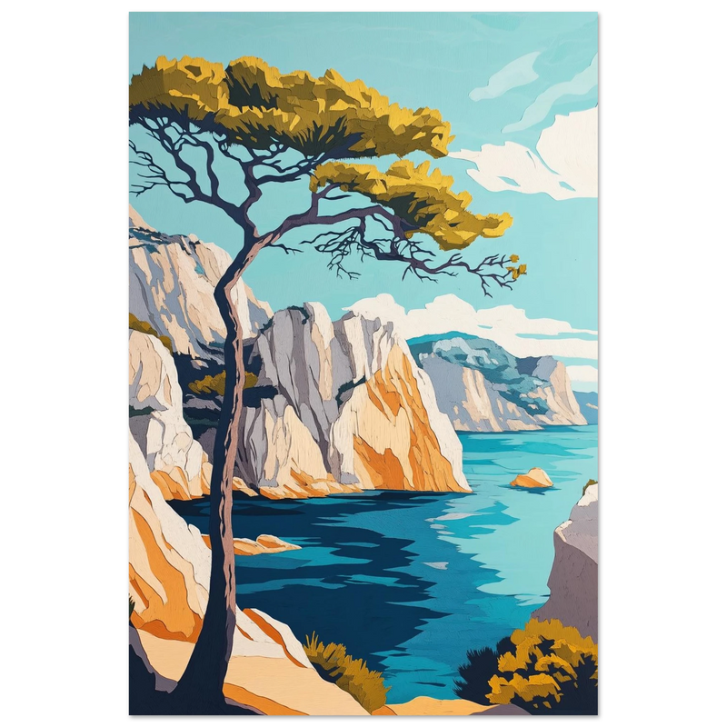 Pin Face à l'Azur - œuvre