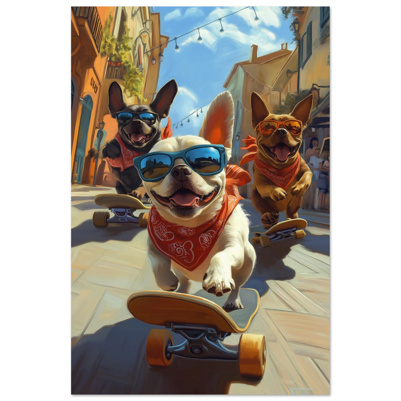 Doggy Speed Run - œuvre