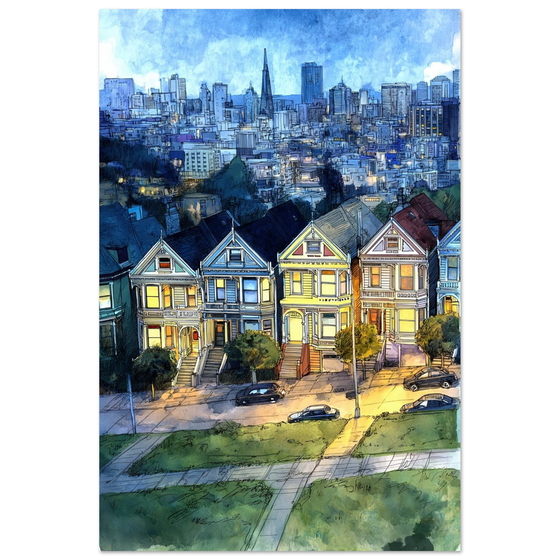 Les Painted Ladies - œuvre