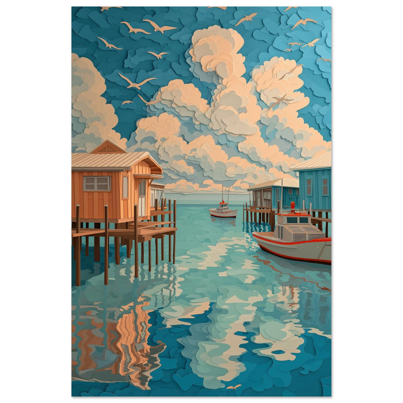 Maisons Flottantes de Stiltsville - œuvre