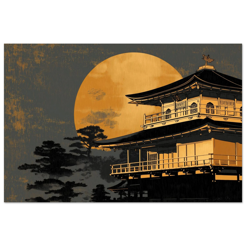 Nuit d'Or au Kinkaku-ji - œuvre